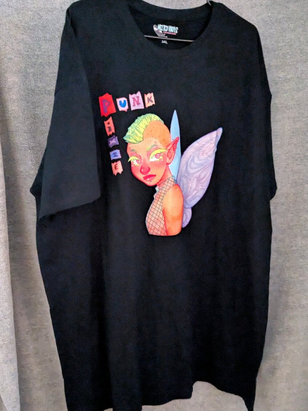 New! 56"  Chest      5 XL Punk Pixie T Shirt